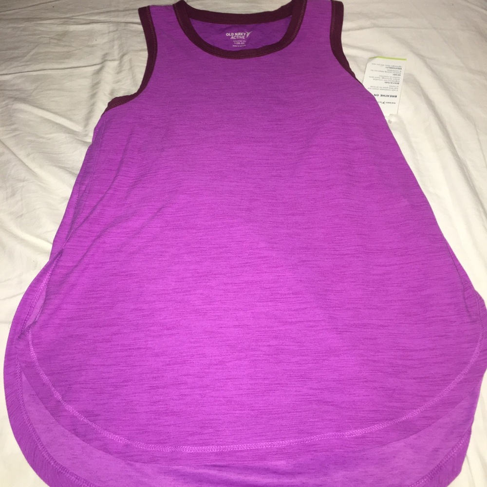 New old navy purple active shirt